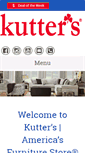 Mobile Screenshot of kuttersfurniturestore.com